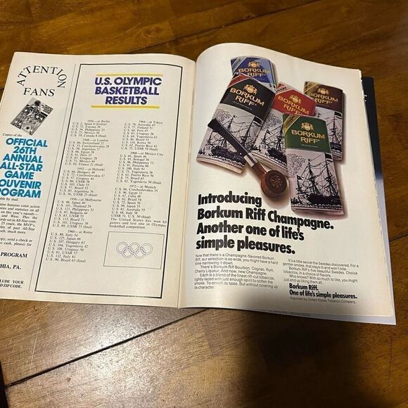 1976 Hoop NBA Official Playoffs Game Program Cavaliers Bullets Basketball - Picture 6 of 9